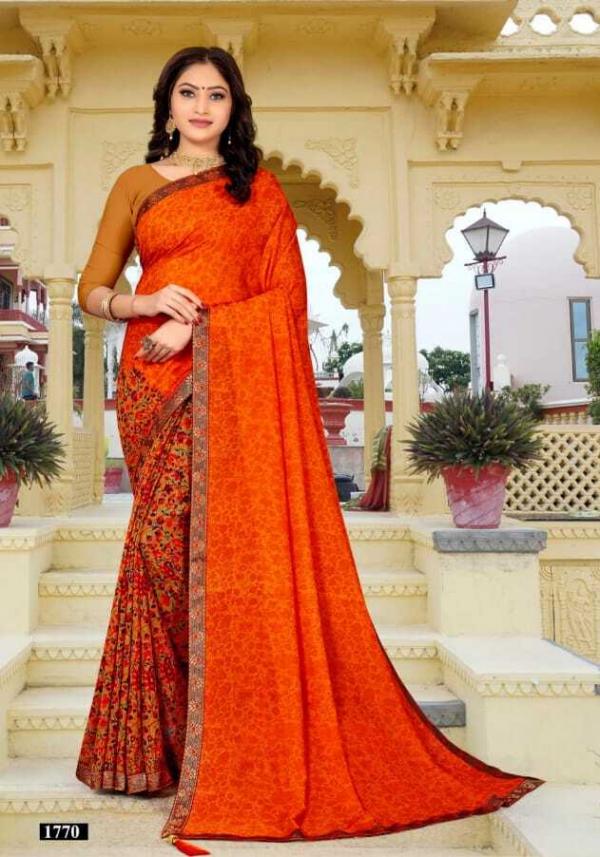 Kodas Golden Jhumke 42 Fancy Printed Saree